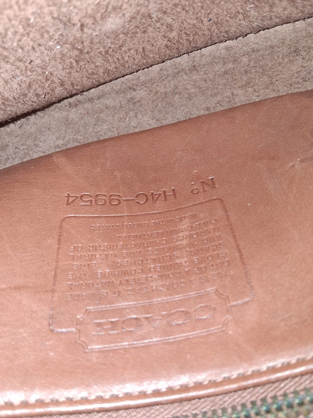 Coach leather crossbody